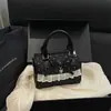 Bolsa de axila única e estilosa para mulheres, novo modelo de verão 2026, bolsa de ombro com laço, bolsa de mão moderna e fashion