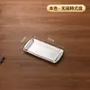 Plato rectangular de acero inoxidable estilo coreano, bandeja para barbacoa de fondo plano, plato para sushi, plato para el hogar, plato para barbacoa y olla caliente