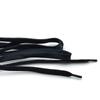 Fabricante de Cordones Suministro Directo 40 Husos 1cm Blanco y Negro Deportes Casual Poliéster Baja Elasticidad Seda Plano Hueco Doble Capa Resistente al Desgaste