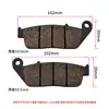Pastillas de Freno para Motocicleta Resistentes a la Abrasión Resistencia a Altas Temperaturas Neutras Sin Amianto Piel de Freno Accesorios para Motocicleta para Yamaha