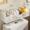 Prateleira acima do vaso sanitário, porta-papel higiênico para banheiro, itens essenciais para o banheiro, prateleira de armazenamento para banheiro