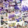 Pacote de Adesivos Série Momo City Colorido 15 Folhas Cenário Urbano Decoração DIY [Edição de Longa Duração Transfronteiriça]