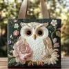 2026 Sitio Independiente Transfronterizo Amazon Bolso Tote Acolchado Nuevo Estampado Digital Bolso de Algodón Casual para Viajero