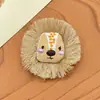 Nuevos Accesorios para el Cabello de Peluche de Dibujos Animados de León Pequeño, Ropa para Mascotas, Pines para Correa, Accesorios para Zapatos y Ropa
