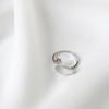 Popular Internet Popular Otoño e Invierno Nuevo Anillo de Cisne para Mujer Estilo Japonés-Coreano Estudiante Simple Estilo Mori Pequeño Fresco Anillo Abierto