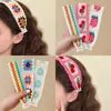 Diadema de lana tejida con tiras adhesivas, similar al estilo de Li Qin, cinta mágica para el cabello, adhesivo para flequillo, cinta mágica para usar en la ducha