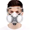 Máscara à Prova de Poeira, Máscara de Poeira Industrial, Máscara para Boca e Nariz, Máscara com Decoração Específica para Mina de Carvão, Máscara de Poeira de Rosto Inteiro, Fácil de Respirar