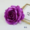 Rosa artificial al por mayor decoración de pared de flores para boda caja de flores de rosa de tela de seda diy rosa grande transfronteriza