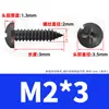 Tornillos Autoperforantes de Acero Inoxidable 201 Negros Cabeza Redonda Cruz Tornillos Autoperforantes de Cabeza Panorámica M2/M3/M4/M5/M6