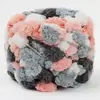Cojín de Hilo de Bola Grande Manta Tejida a Mano Material para Colcha DIY Cubierta de Manta Hilo con Pompón Cojín Tipo Saco de Frijoles