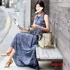 Novo Vestido Longo de Chiffon Estilo Coreano 2026 Vestido Cuihua