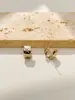 Pendientes de Metal Sencillos y Elegantes con Forma de C Diseño Coreano Temperamento Moda Pendientes de Celebridad de Internet Versátiles para el Viaje Joyería para Orejas