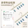 Perchero para pantalones de bebé, colgador especializado para colgar pantalones, estante de almacenamiento y secado con múltiples clips, plegable, a prueba de viento para secar ropa interior y calcetines