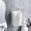 Caixa de Armazenamento de Panos de Banheiro em Formato de U para Sala de Estar, Caixa de Lenços para Mesa, Porta-Lenços à Prova d'Água, Padrão de Diamante, Luxo Leve Dourado, Luxo Leve Branco