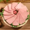 Sándwich de jamón, jamón cuadrado, sándwich de desayuno listo para comer, carne para sándwich, jamón en lonchas, salchicha, salchicha para acompañar la comida