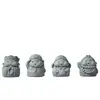 Figuras de Escritorio Estilo Chino Viaje al Oeste de los Cuatro Discípulos, Adornos Pequeños Culturales y Creativos, Decoración del Hogar con un Toque de Lujo, Regalos Creativos