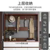Mueble zapatero de entrada para el hogar de gran capacidad con perchero integrado, perchero y mueble de almacenamiento para la entrada de la sala de estar