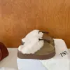 Guyun 2026 Botas de Nieve Peludas Nuevas para Mujer, Invierno con Suela Gruesa, Forradas de Felpa, Cálidas, Zapatos Bajos de Algodón, Pantuflas de Punta Cerrada para Mujer