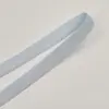 Alça plana em grade quadrada colorida de 1cm em estoque, alça de ombro antiderrapante de pelúcia unilateral, faixa elástica de poliéster escovado para lingerie