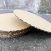 Cartón Ondulado Redondo, Cartón para Cajas de Tres y Cinco Capas, Embalaje Logístico Endurecido y Extra-Duro, Muro de Papel Hecho a Mano para Manualidades