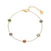 Pulsera de Acero Colorida Nueva 2022 Pulsera para Mujer Pulsera de Cadena Fina Joyería Regalo Sentido del Diseño Nicho Accesorios