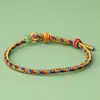 2026 Pulsera de Nudo Wenchang Hilo de Colores Semi-Terminado DIY Tejido a Mano Pulsera de Hilo de Colores Venta al Por Mayor