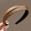 Diadema Retro de Ala Ancha Impresionante para Mujeres 2026 Nueva Cabeza de Calavera Superior Diadema para Lavarse la Cara Goma para el Cabello Uso Diario Exterior Pinza para el Cabello Tocado