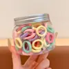 Goma Negra Desechable para el Cabello Banda Elástica Alta Elasticidad Anillo para el Cabello Infantil Accesorio para el Cabello para Niñas