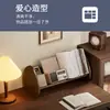 Estantería pequeña de escritorio, estante de almacenamiento, organizador de escritorio de oficina, soporte para lectura, estante de almacenamiento y exhibición para libros ilustrados