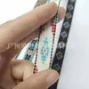 Fita Jacquard Estilo Étnico Fita de Transferência Térmica Fita Larga Colorida de Poliéster Acessórios para Roupas Sapatos e Chapéus Etiqueta com Cordão