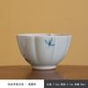 Antigua taza maestra de orquídea Begonia pintada a mano, taza individual femenina, juego de té kung fu, taza de té individual de cerámica, taza de té