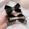 Faixa de Cabelo Laço de Organza Coreana Beleza Total Grampo de Cabelo Veludo Francês High-End Grampo de Mola na Parte de Trás da Cabeça