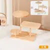 Suporte de Exibição em Camadas Madeira Maciça Rack de Armazenamento de Mesa Ornamento Criativo para Exposição em Feira Expositores de Figuras Caixa Surpresa Suporte para Suculentas Escala