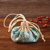 Bolsita Bolsa Vacía Tela Bordada Bolsa de Sachet Bolso Dinastía Han Bolsa Vacía Estilo Antiguo Bolso Portátil Bolsa de la Suerte Bolsa de Brocado