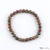 Moda europea y americana simple pulsera de ágata de cristal lujo ligero alto sentido pulsera tejida a mano con cuentas joyería mujeres al por mayor