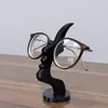 Nuevo soporte para gafas con forma de cara, divertido soporte de escritorio para gafas, decoración peculiar para oficina, decoración creativa para tiendas de gafas