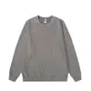 Moletom Casual Masculino Novo Estilo Transfronteiriço 360g High Street Retro Americano Desgastado Tingido com Cera Modelagem Ampla Gola Redonda para Homens