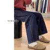 Jeans de Pierna Ancha Azul Oscuro para Mujer Nueva Llegada Primavera y Verano talla extra chica gordita Pantalones Rectos Sueltos Adelgazantes