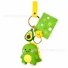 Chaveiro Atacado Personalizado de Fábrica Estéreo 3D Borracha Macia de PVC Chaveiro de Mochila Boneco Desenho Animado Anime Pequeno Pingente