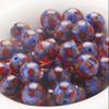 Cuentas de Vidrio Lampwork 10mm Multicolor de Puntos para DIY Collar Pulsera Pendientes Accesorios Hechos a Mano