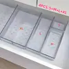 Caja de almacenamiento tipo cajón transfronteriza, organizador de escritorio para cuidado de la piel y perfumes, caja de almacenamiento cosmético transparente incorporada para tocador