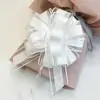 Tamaño Grande Transfronterizo 50 Colores Lisos Organza Flores de Bola Tridimensionales Regalos Navideños Decoración de Bodas Flores Tiradas a Mano