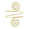 Directo de fábrica juego de diez piezas de líneas irregulares hojas en relieve brazalete de brazo tendencia de moda geométrico pulsera abierta mujer