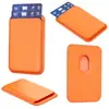 Aplicável para carregamento sem fio magSafe porta-cartão magnético Cor pura textura de couro Porta-cartão universal iPhone Samsung