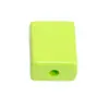 Macarrón acrílico color sólido rectangular cuentas sueltas agujero recto cuentas cuadradas lisas accesorios para pulsera DIY venta al por mayor