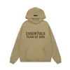 Essenciais para Flocking de Nevoeiro Oitava Temporada Multilinha High Street Solta Estampada Casal Jaqueta Moletom com Capuz Forrada de Fleece