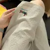 Shorts Bordados de Cachorro Verão Tendência Masculino Casual Comprimento Médio Soltos Respiráveis Plus Size Comprimento no Joelho Shorts