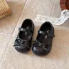 Zapatos Pequeños de Cuero para Niñas con Lazo 2026 Nuevo Estilo Otoño Zapatos Casuales para Niñas Dulces Zapatos de Pequeña Princesa para Niños Pequeños