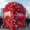 Decoración de Supermercado, Ramos de Flores, Decoración de Eventos, Cajas de Regalo con Moño Impermeables para Exteriores, Lugares Populares para Fotos, Rosas
