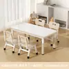 Mesas y Sillas para Jardín de Infancia, Mesa de Estudio para Niños, Mesa Cacahuete de Altura Ajustable para Educación Temprana, Juego de Mesa Especial para que los Bebés Dibujen y Escriban